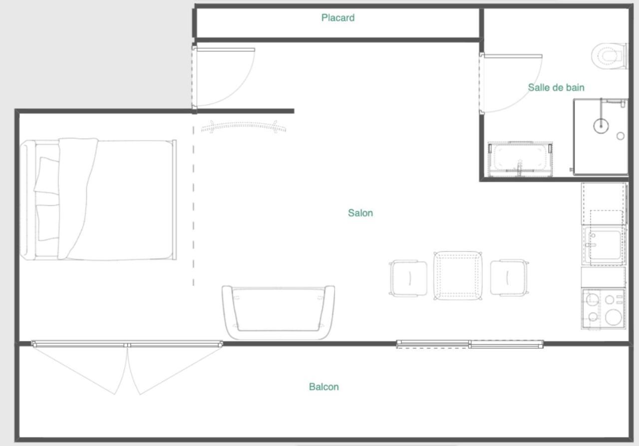 Apartamento cosy luxe castellane balcon Marsella Exterior foto